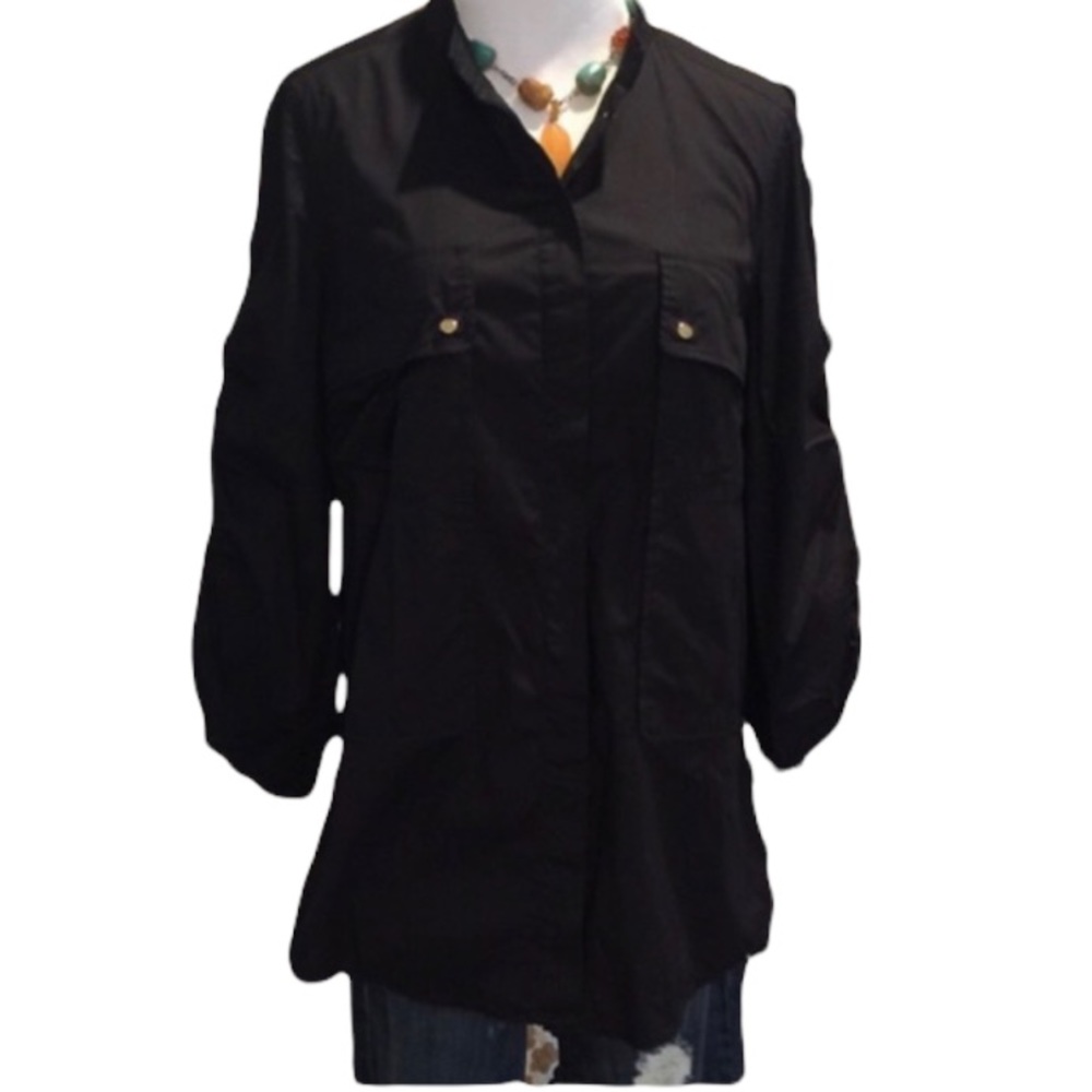TORY BURCH “AARON” POPLIN SHIRT SIZE 6